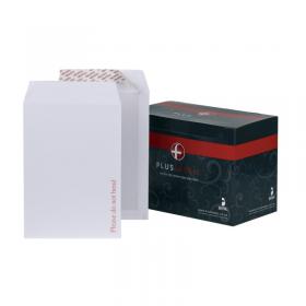 Plus Fabric C4 Envelopes Board Back Peel and Seal 120gsm White (Pack of 125) K29470 JDK29470