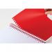 Black n Red Hardback Wirebound Project Book 200 Pages A4+ (Pack of 3) 100080730 JDK66070