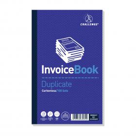 Challenge Carbonless Duplicate Invoice Book 100 Sets 210x130mm (Pack of 5) 100080526 JDL63034