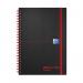 Black n Red Wirebound Recycled Polypropylene Notebook 140 Pages A5 (Pack of 5) 100080221 JDL67027