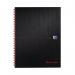 Black n Red Wirebound Smart Ruled Hardback Notebook 140 Pages A4+ (Pack of 5) 100080218 JDL96625