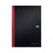 Black n Red Casebound Hardback Single Cash Book 192 Pages A4 (Pack of 5) 100080537 JDM66176