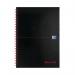 Black n Red Wirebound A-Z Hardback Notebook A4 (Pack of 5) 100080232 JDM67005