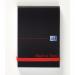 Black n Red Plain Elasticated Casebound Notebook 192 Pages A7 (Pack of 10) 100080540