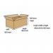 Single Wall Corrugated Dispatch Cartons 482x305x305mm Brown (Pack of 25) SC-18 JF00789