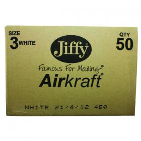 Jiffy AirKraft Bag Size 3 220x320mm White (Pack of 50) JL-3 JF13300