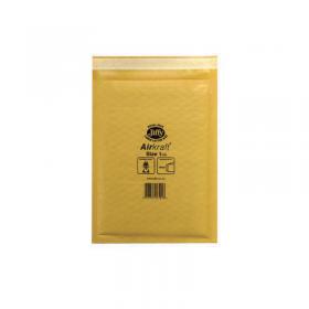 Jiffy AirKraft Bag Size 1 170x245mm Gold GO-1 (Pack of 10) MMUL04603 JF79532