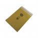 The image shows a pack of 10 Jiffy Padded Envelopes in size 1, measuring 165x280mm. The envelopes are made of gold-colored padded material, with the Jiffy logo visible on the front. This protective packaging is ideal for mailing and shipping small items.