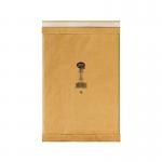 This photograph showcases a pack of 50 Jiffy Eco Padded Envelopes. Each envelope is size 6, measuring 295x458mm, and is a beautiful gold color. The envelopes are lightweight and padded for extra protection, making them perfect for shipping delicate items.
