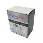 Ergo-Brite Drywipe Marker Rubber Grip Black (Pack of 48) JN10110 JN10110