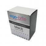 5 Star Ergo-Brite Drywipe Marker Rubber Grip Black (Pack of 48) JN10110 JN10110