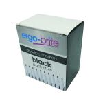 Ergo-Brite Drywipe Marker Rubber Grip Black (Pack of 48) JN10110 JN10110