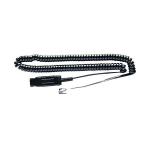 JPL Headset Bottom Lead A10-11 Equivalent Coiled Cable With QD Compatibility 80-200cm Black BL-12+P JP95187