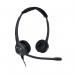 JPL 611PB Professional Binaural Adjustable Headset With PLX Quick Disconnect (QD) Black JPL-611-PB JP95343