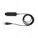 JPL PLX Quick Disconnect to USB Adapter 2Cable PLX Windows Certified Black BL054MS-P JP95602