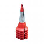 Standard One Piece Cone 750mm Red Pack of 5 208093 JS05830
