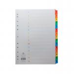 Concord Index 1-15 A4 White with Multicoloured Mylar Tabs 01601CS16 JT01601