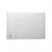 Concord Index 1-10 A3 White Board with Clear Mylar Tabs 04601/CS46 JT04601