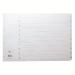 Concord Index 1-10 A3 White Board with Clear Mylar Tabs 04601/CS46