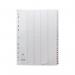 Concord Classic Index 1-200 A4 White Board With Clear Mylar Tabs 05801/Cs58 JT05801