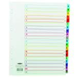 Concord Index A-Z A4 Extra Wide Multicoloured Mylar Tabs 07801/CS78 JT07801