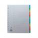 Concord Index 1-12 A4 Extra Wide Multicoloured Mylar Tabs 09801CS98 JT09801