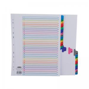 Concord Index 1-31 A4 Extra Wide Multicoloured Mylar Tabs 10001CS100