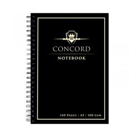 Concord Jotta Notebook 140 Page A5 Black (Pack of 5) 8959-CON JT18959