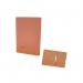 In the picture, there are two types of Exacompta Guildhall transfer files, one with a 285gsm weight and the other in a bold orange color. The foolscap size is visible along with the pack of 25 files. The Guildhall transfer files have a sleek design, and the Pocket Transfer Files have a functional pocket for added storage.