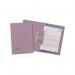 The Guildhall Transfer File is made of 285gsm mauve-colored foolscap paper and comes in a pack of 25. Its Exacompta design features both a transfer and pocket style, making it easy to organize and store important documents.