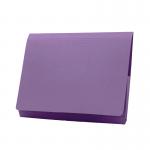 Exacompta Guildhall Brief Size Pocket Wallet 14x10in Mauve (Pack of 50) PW3-MVE JT34514