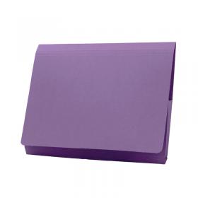 Exacompta Guildhall Brief Size Pocket Wallet 14x10in Mauve (Pack of 50) PW3-MVE JT34514