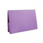 Exacompta Guildhall Double Pocket Legal Wallet Foolscap Mauve (Pack of 25) 37214 JT37214