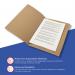 Guildhall Square Cut Folder Mediumweight Foolscap Buff (Pack of 100) FS250-BUFZ JT43202