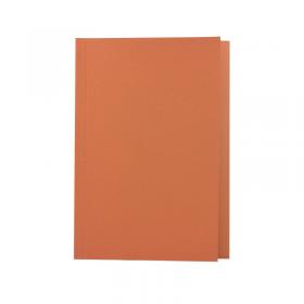 Guildhall Square Cut Folder Mediumweight Foolscap Orange (Pack of 100) FS250-ORGZ JT43206