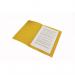 Guildhall Square Cut Folder Mediumweight Foolscap Yellow (Pack of 100) FS250-YLWZ JT43209