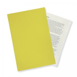 Guildhall Square Cut Folder Mediumweight Foolscap Yellow Pack of 100