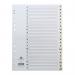 Concord 20-Part A-Z Index Polypropylene A4 White 64601 JT64601