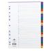 Concord Index 1-20 A4 Polypropylene Multicoloured 66599