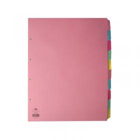 Concord Divider 10-Part A3 Portrait Pastel Colours 70299J2 JT70299