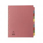 Concord Divider 10-Part A4 Extra Wide Pastel Colours 72699J26 JT72699