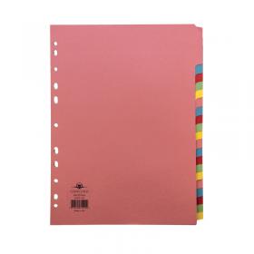 Concord Divider 20-Part A4 160gsm Multicoloured 74099J40 JT74099