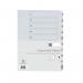 Concord Unpunched Index 1-10 A4 160gsm White (Pack of 10) 75201 JT75201
