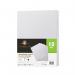 In the photo, there are 10 white A4 sized unpunched dividers from Concord. Each divider has 10 parts and is made of 150gsm paper. The dividers are neatly stacked and arranged side by side, ready to be used for organizing and separating documents. The clean and crisp white color gives a professional and sleek appearance.