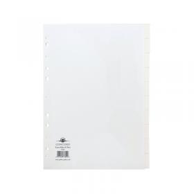 Concord Jet Index Divider 10 Part A4 150gsm White 77801 JT77801