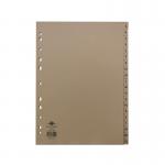 Concord Index A-Z 20-Part A4 Kraft Manilla Buff 78202AZ2 JT78202
