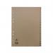 Concord Index A-Z 20-Part A4 Kraft Manilla Buff 78202AZ2 JT78202