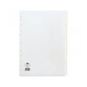 Concord Divider 5-Part A4 150gsm White 79901 JT79901