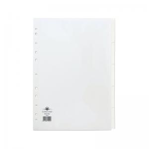 Concord Divider 5-Part A4 150gsm White 79901 JT79901