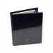 In this picture, we see a black A5 binder with the words Concord Telephone & Address written on it in silver font. The binder is open, revealing multiple compartments and pages for organizing various contact information. The sleek design and bold lettering make this binder a professional and practical choice.
